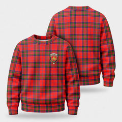 McGillivray Modern Tartan Crest Sweater