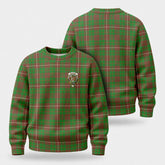 McKinnon Hunting Modern Tartan Crest Sweater