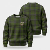 McLean Hunting Tartan Crest Sweater