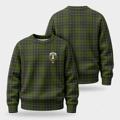 McLean Hunting Tartan Crest Sweater