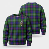 McThomas Modern Tartan Crest Sweater