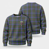 Ogilvie Hunting Modern Tartan Crest Sweater