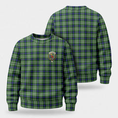 Spottiswood Tartan Crest Sweater