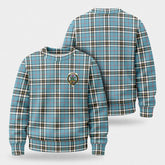 Thomson Blue Tartan Crest Sweater