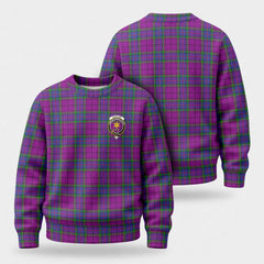 Wardlaw Modern Tartan Crest Sweater