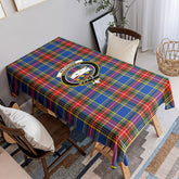 Bethune Modern Tartan Crest Tablecloth