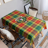 Buchanan Old Sett Tartan Crest Tablecloth