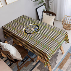 Burns Check Tartan Crest Tablecloth