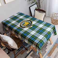 Campbell Dress Tartan Crest Tablecloth