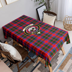 Carrick District Tartan Crest Tablecloth