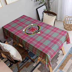 Crawford Ancient Tartan Crest Tablecloth