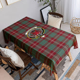 Crawford Modern Tartan Crest Tablecloth