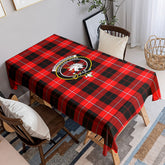 Cunningham Modern Tartan Crest Tablecloth