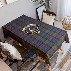 Fletcher of Dunans Tartan Crest Tablecloth