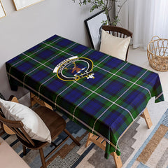 Forbes Modern Tartan Crest Tablecloth
