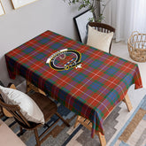 Fraser (of Lovat) Ancient Tartan Crest Tablecloth