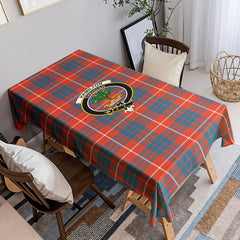 Hamilton Ancient Tartan Crest Tablecloth
