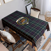 Leslie Hunting Modern Tartan Crest Tablecloth