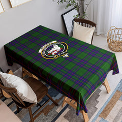 Lockhart Modern Tartan Crest Tablecloth