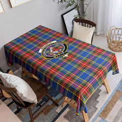 MacBeth Modern Tartan Crest Tablecloth
