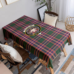 MacFarlane Hunting Modern Tartan Crest Tablecloth