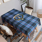 MacKay Blue Tartan Crest Tablecloth