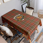 MacKintosh Hunting Weathered Tartan Crest Tablecloth