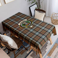 MacLaren Weathered Tartan Crest Tablecloth