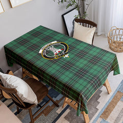 MacLean Hunting Ancient Tartan Crest Tablecloth
