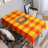 MacMillan Clan Tartan Crest Tablecloth
