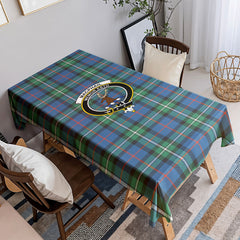 MacPhail Hunting Ancient Tartan Crest Tablecloth