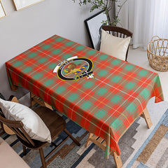 McFie Ancient Tartan Crest Tablecloth