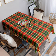 McLachlan Hunting Modern Tartan Crest Tablecloth