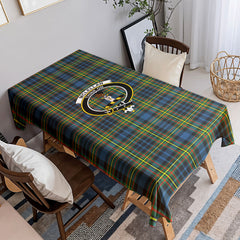 McLellan Ancient Tartan Crest Tablecloth