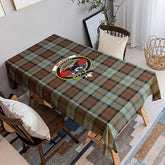 McLeod of Harris Weathered Tartan Crest Tablecloth