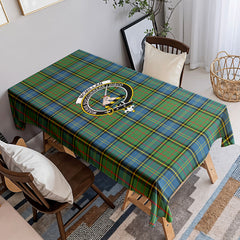 McMillan Hunting Ancient Tartan Crest Tablecloth