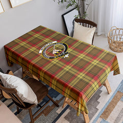 McMillan Old Weathered Tartan Crest Tablecloth