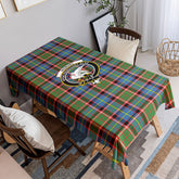 Norvel (or Norvill) Tartan Crest Tablecloth