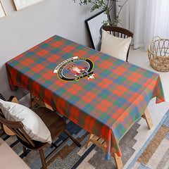 Robertson Ancient Tartan Crest Tablecloth