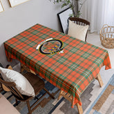 Scott Ancient Tartan Crest Tablecloth