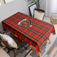 Spens (or Spence) Tartan Crest Tablecloth
