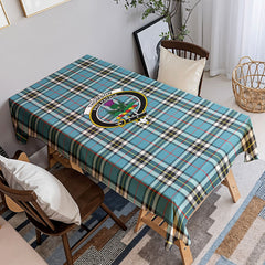 Thomson Blue Tartan Crest Tablecloth