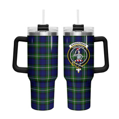Bannerman Tartan Crest 40 oz Insulated Tumbler with Handle