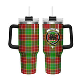 Baxter Modern Tartan Crest 40 oz Insulated Tumbler with Handle