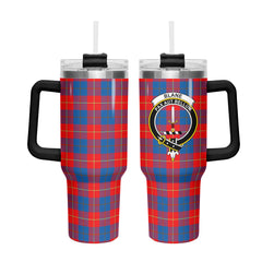 Blane Tartan Crest 40 oz Insulated Tumbler with Handle