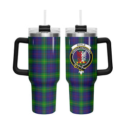 Boyle Tartan Crest 40 oz Insulated Tumbler with Handle