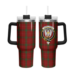 Carruthers Tartan Crest 40 oz Insulated Tumbler with Handle