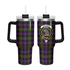 Chalmers Tartan Crest 40 oz Insulated Tumbler with Handle