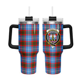 Congilton Tartan Crest 40 oz Insulated Tumbler with Handle
