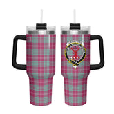 Crawford Ancient Tartan Crest 40 oz Insulated Tumbler with Handle